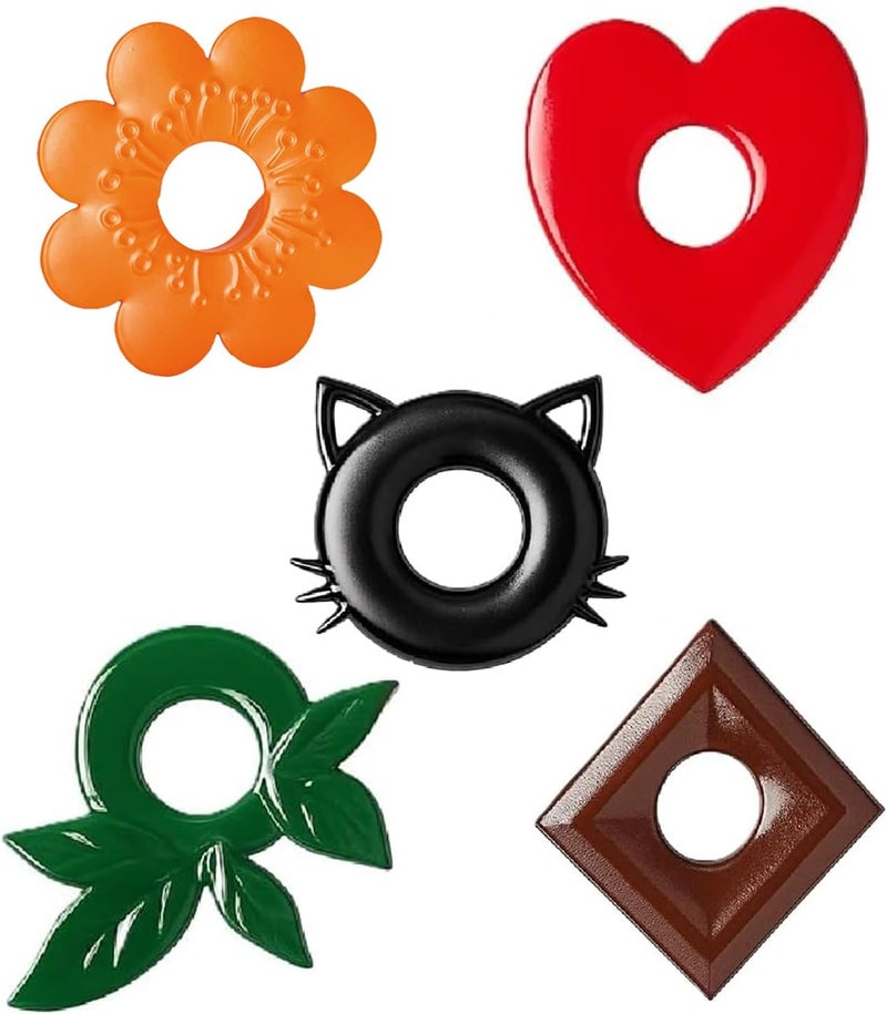 CEDAR ALPHA 5 Pk Metal Wren Bird House Predator Guards -1.125" Hole Sizes - Excludes Different Bird Species - Protects The Entry Hole - Image 1